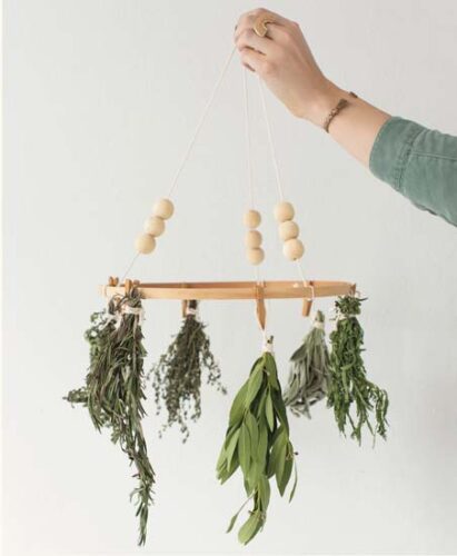 DIY Herb Drying Rack